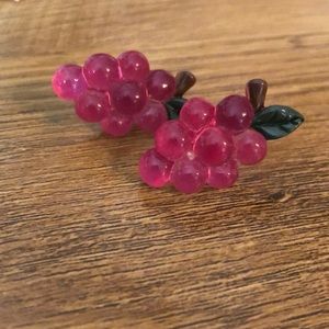 Grape earrings
